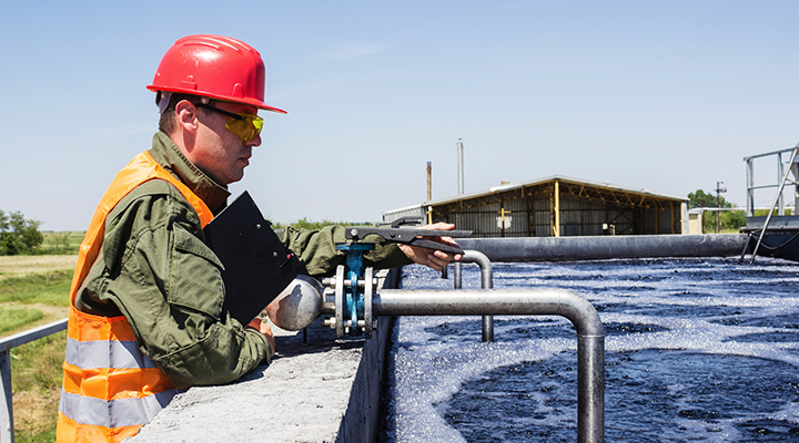 water treatment worker