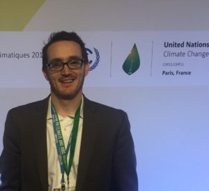 A jet-lagged, but hopeful, Michael Williams at the COP21 climate negotiations in Paris.