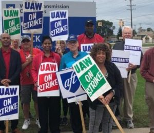 Striking UAW Workers