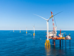 Construction of offshore wind farm